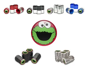 Tire Valve Caps Bicycle Sports Edition